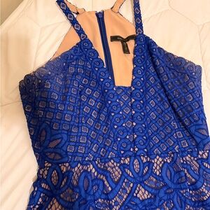 BCBGMaxAzria Royal Blue Lace Detail